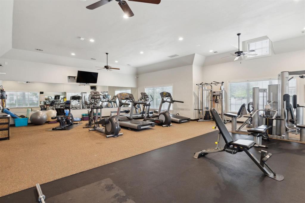 825 Milton Way Coppell, TX 75019 - Photo 35 of 35 a view of a room with gym equipment