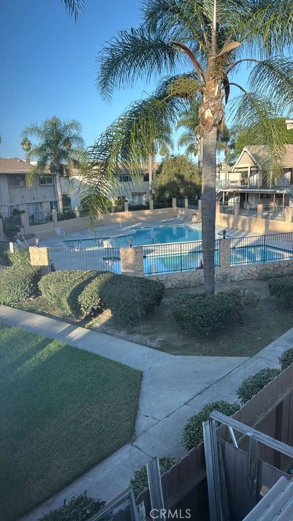 1602 North King Street, Unit S4 Santa Ana, CA 92706 - Photo 17 of 22 a view of backyard with outdoor seating