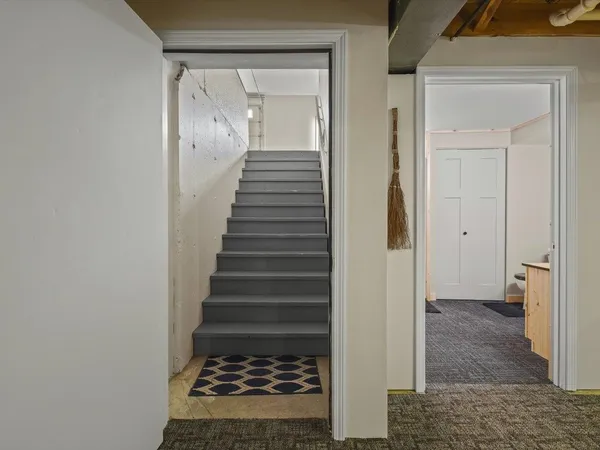 a view of storage and utility room