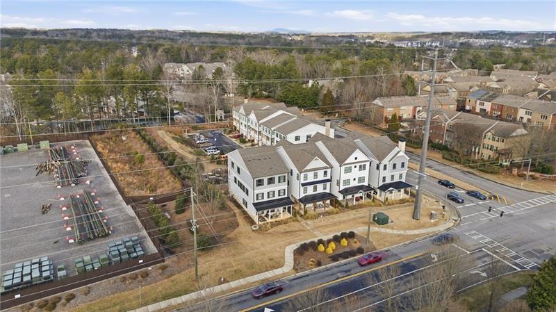 3158 Webb Road Milton, GA 30004 - Photo 25 of 36 a view of a lake with a mountain in the background