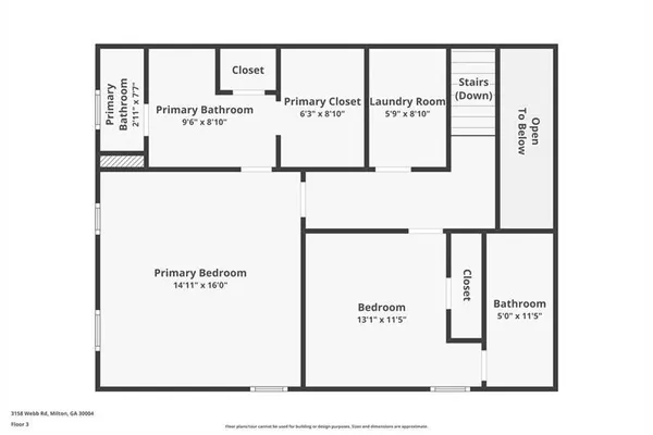 $2,850 | 3158 Webb Road, Milton, GA 30004