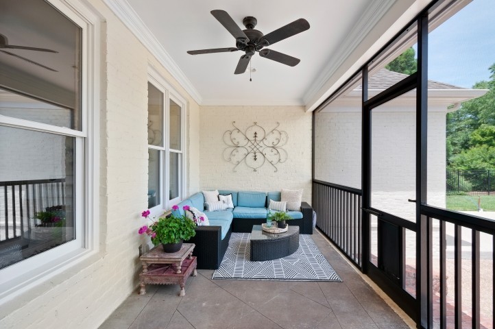 3624 Lime Valley Bridge Road Thompson's Station, TN 37179 - Photo 17 of 69 a living room with furniture and a potted plant