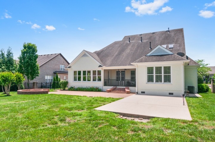 3624 Lime Valley Bridge Road Thompson's Station, TN 37179 - Photo 23 of 69 a front view of a house with a yard and porch