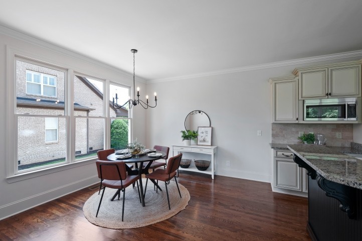 3624 Lime Valley Bridge Road Thompson's Station, TN 37179 - Photo 27 of 69 a view of a dining room with furniture window and wooden floor