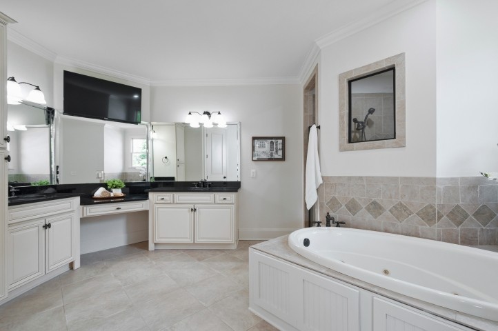 3624 Lime Valley Bridge Road Thompson's Station, TN 37179 - Photo 41 of 69 a bathroom with a bathtub sink and mirror