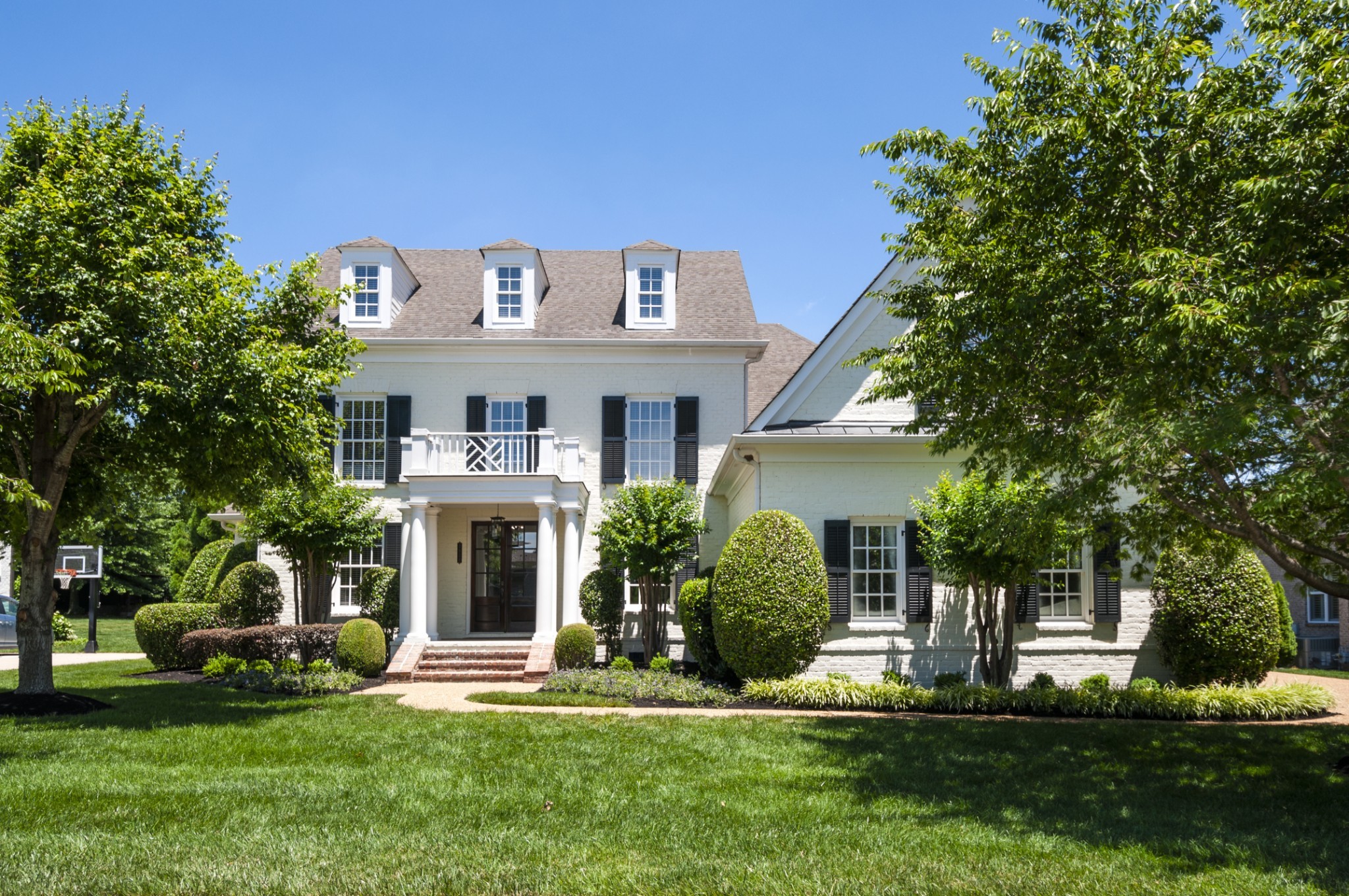 3624 Lime Valley Bridge Road Thompson's Station, TN 37179 - Photo 6 of 69 front view of a house with a yard