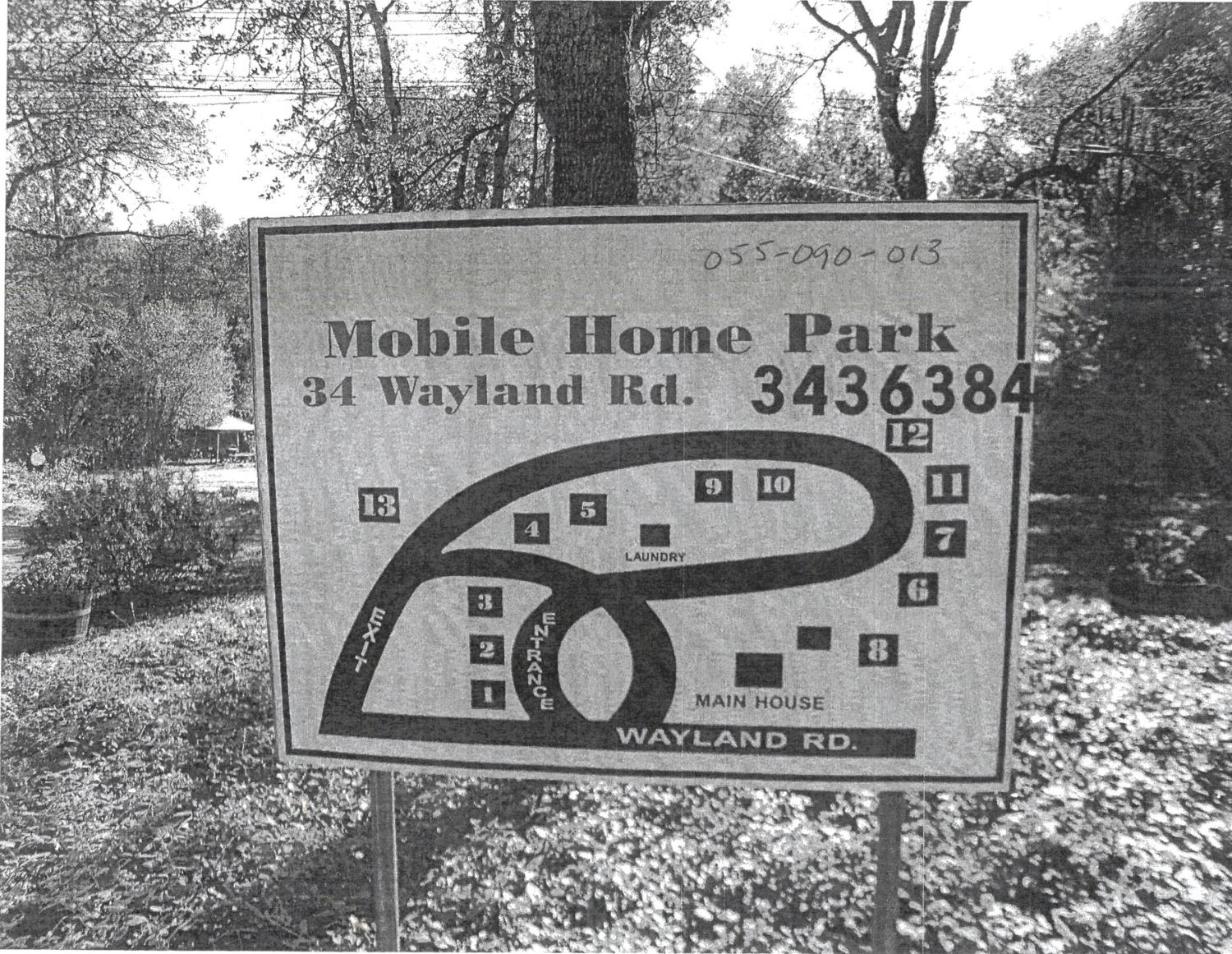 a view of sign board