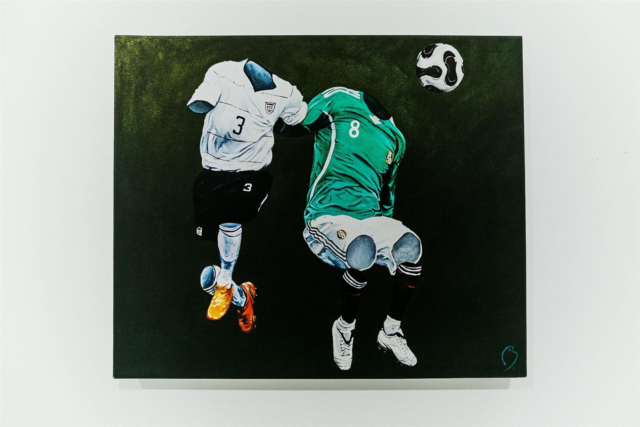 4303 Chester Street Houston, TX 77007 - Photo 6 of 46 Exquisite art by Betirri. This property is soccer themed, already on point for the soccer worldcup!