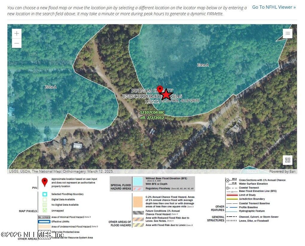106 Shirley Circle Georgetown, FL 32139 - Photo 10 of 11 106 Shirley Circle (FEMA Flood Zone Map)