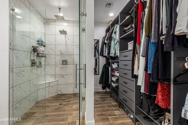 a view of walk in closet