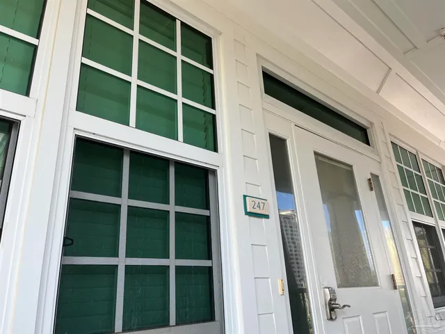 a view of an entryway