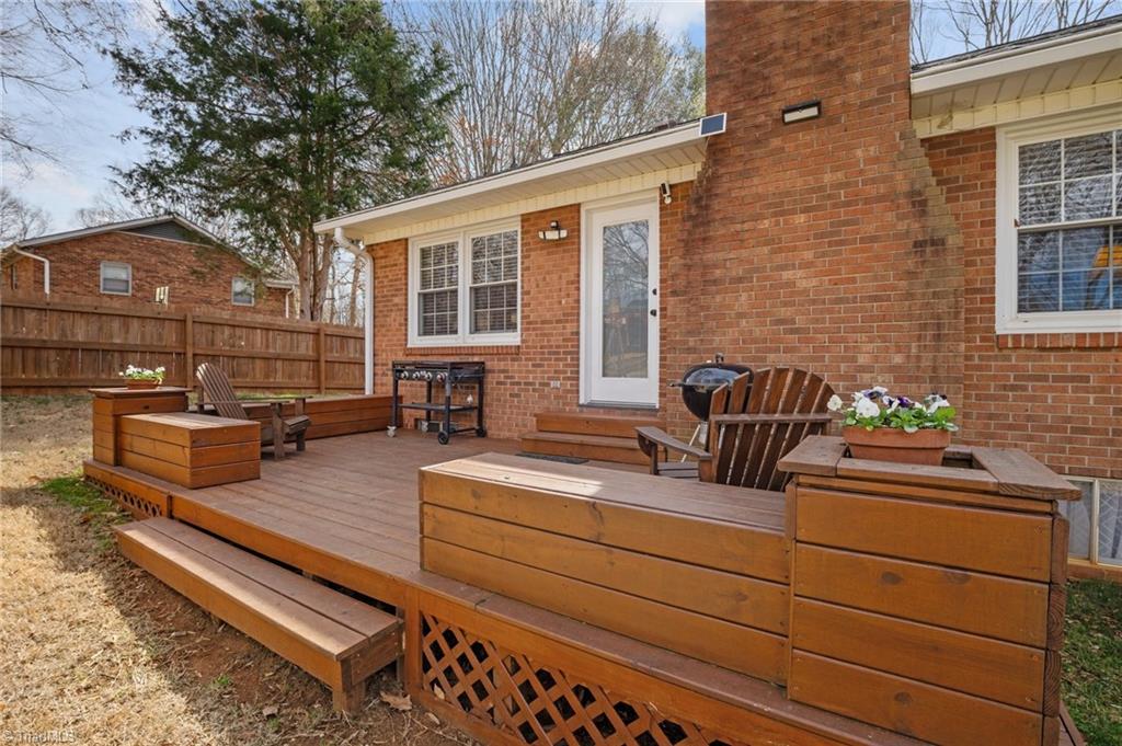 2895 Farmbrook Road Winston-Salem, NC 27103 - Photo 35 of 49 Backyard deck