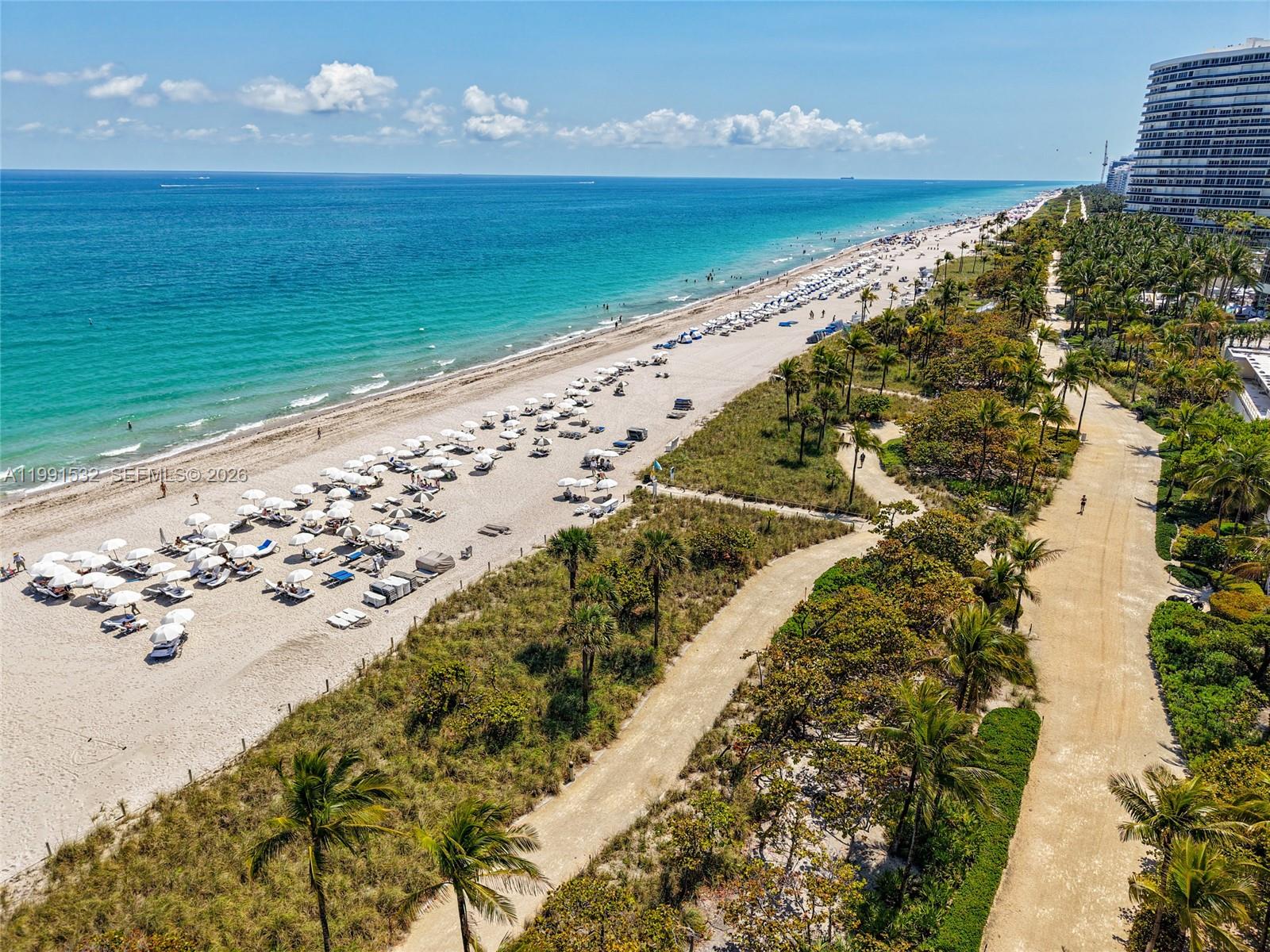 9801 Collins Avenue, Unit 5R Bal Harbour, FL 33154 - Photo 44 of 47 a view of beach and ocean