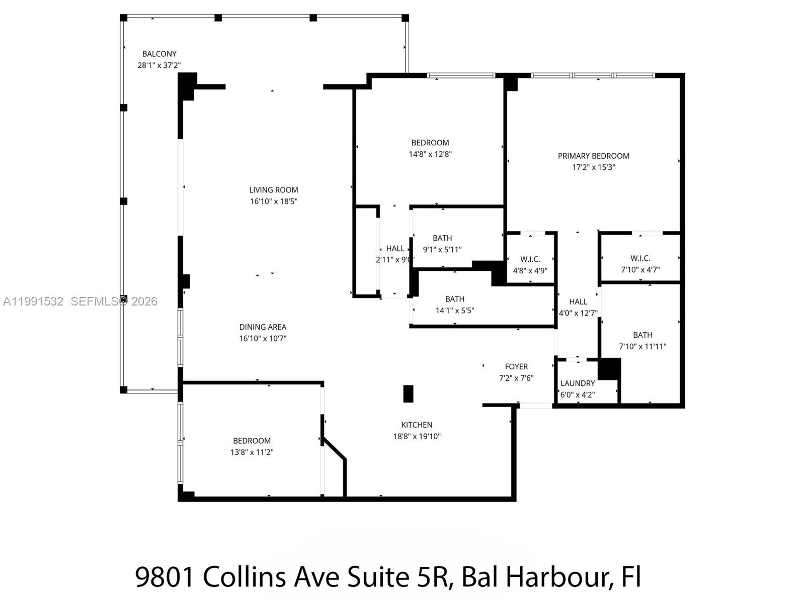 9801 Collins Avenue, Unit 5R Bal Harbour, FL 33154 - Photo 47 of 47