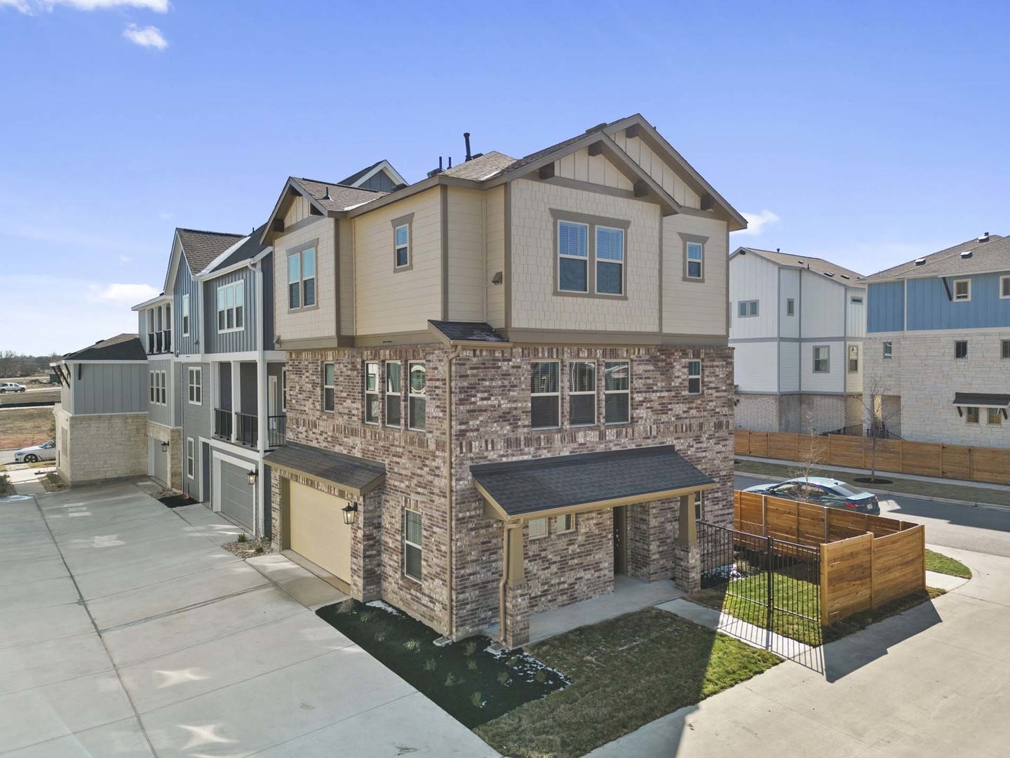 6400 Stockman Drive, Unit 6 Austin, TX 78747 - Photo 31 of 36 a front view of a house with a yard