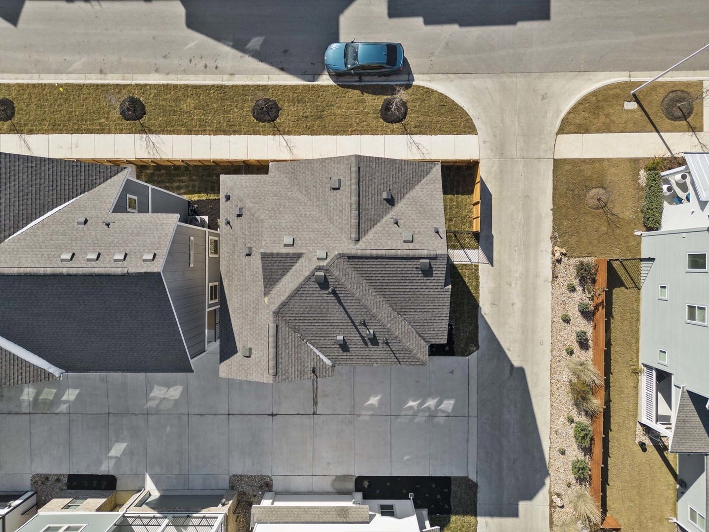 6400 Stockman Drive, Unit 6 Austin, TX 78747 - Photo 36 of 36 an aerial view of residential houses with outdoor space