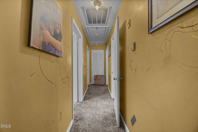 a storage room filled with furniture