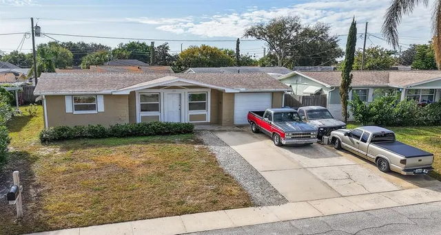 a house view with a outdoor space
