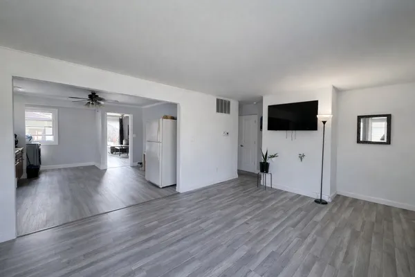 wooden floor in an empty room
