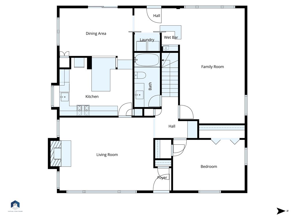 4963 Haskell Avenue Encino, CA 91436 - Photo 43 of 45 a picture of a floor plan