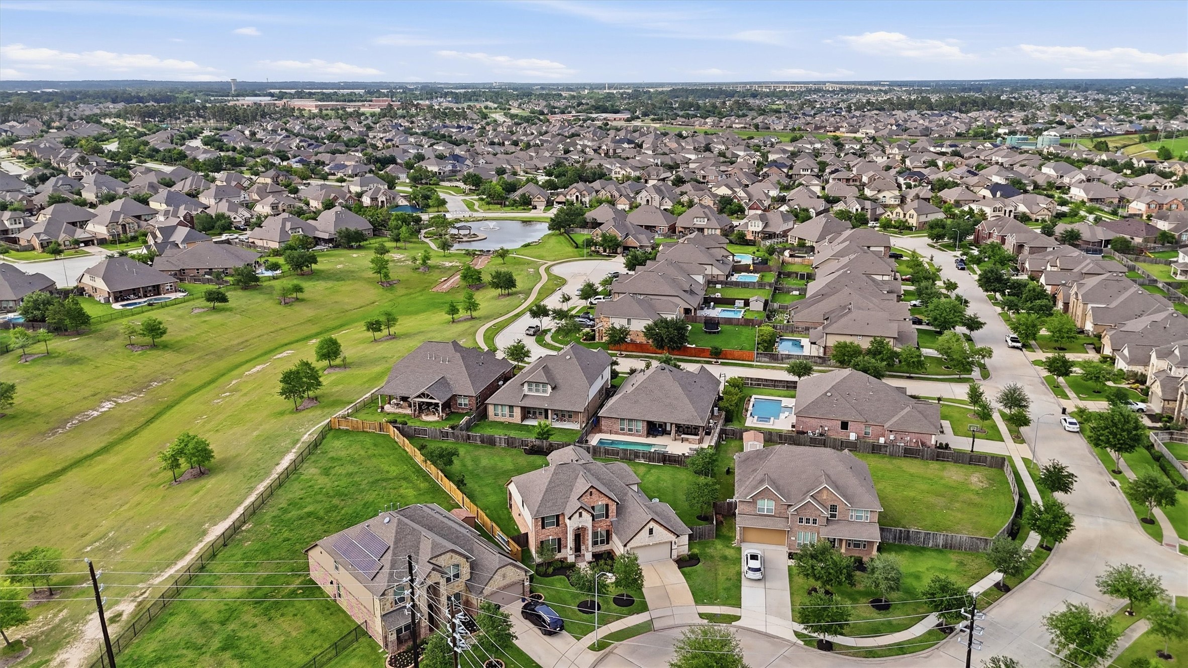 12506 Northpointe Ridge Lane Tomball, TX 77377 - Photo 31 of 31 an aerial view of multiple house