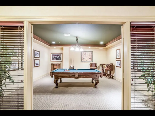 a view of a room with furniture