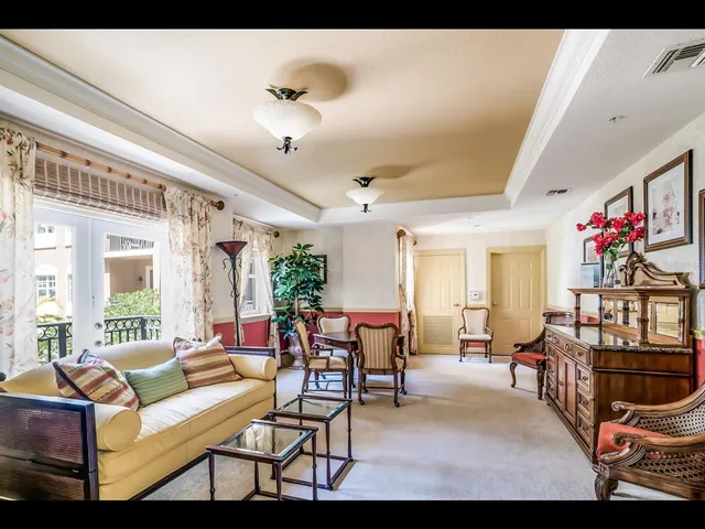 a view of a livingroom with furniture