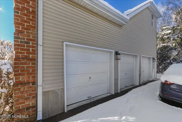 a view of a car garage