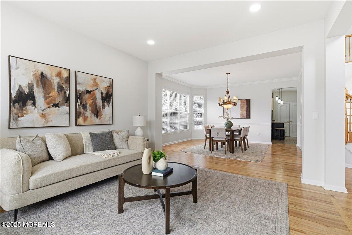 10 Sunshine Way Jackson, NJ 08527 - Photo 7 of 50 a living room with furniture and wooden floor