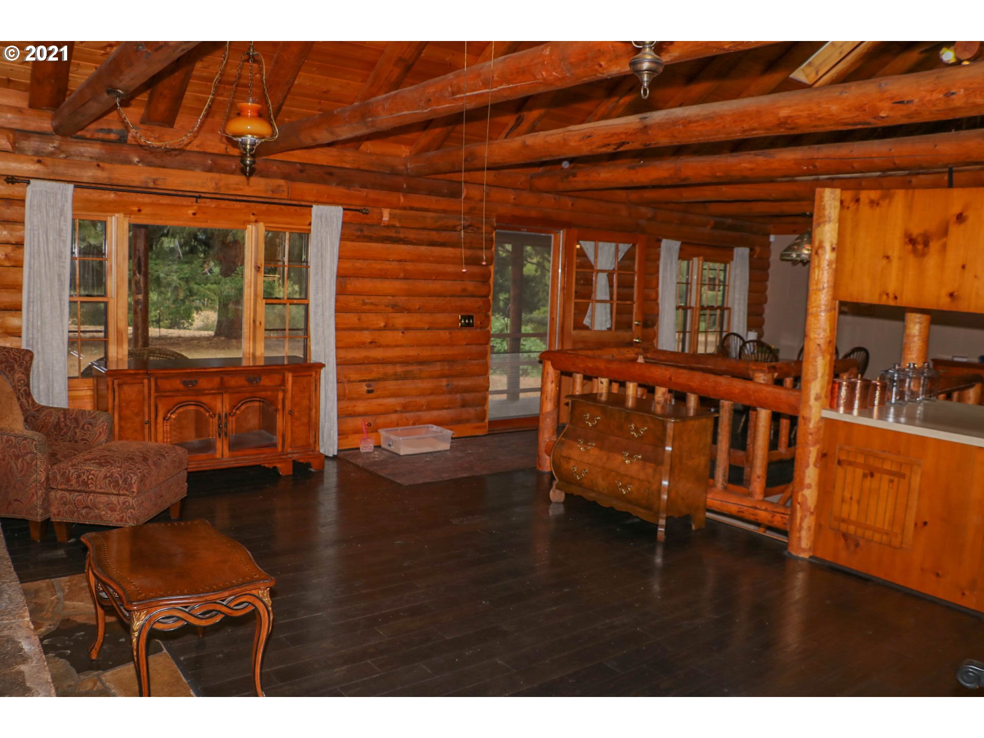333 Coates Road Tenmile, OR 97481 - Photo 3 of 27 a view of an chairs and table in a patio