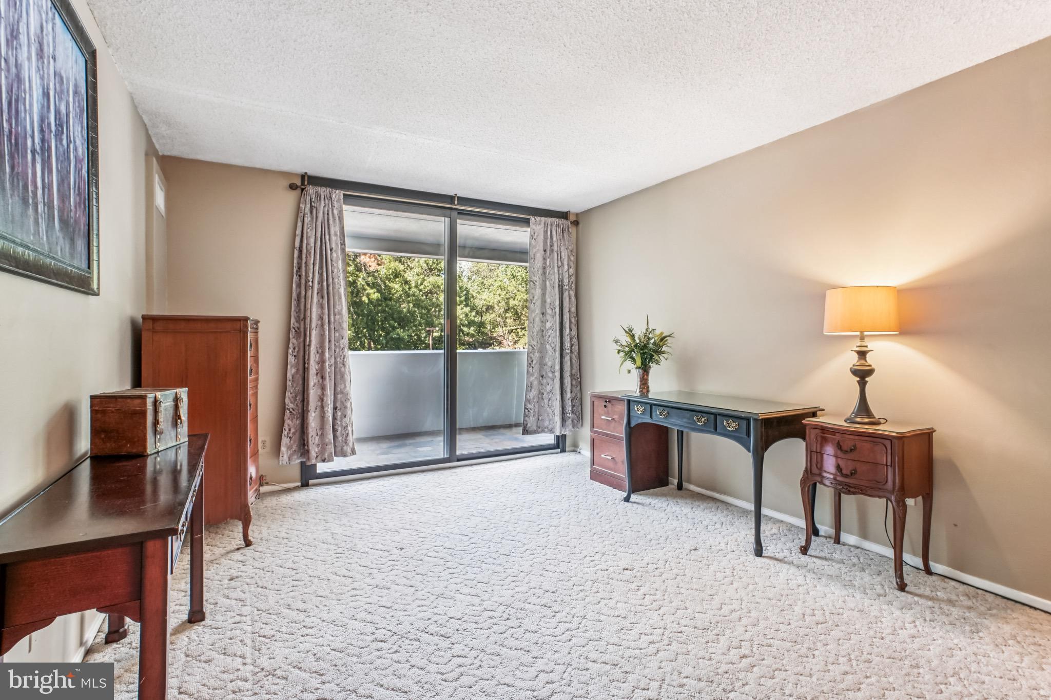 6101 Edsall Road, Unit 402 Alexandria, VA 22304 - Photo 25 of 40 Bedroom 2 opens onto balcony