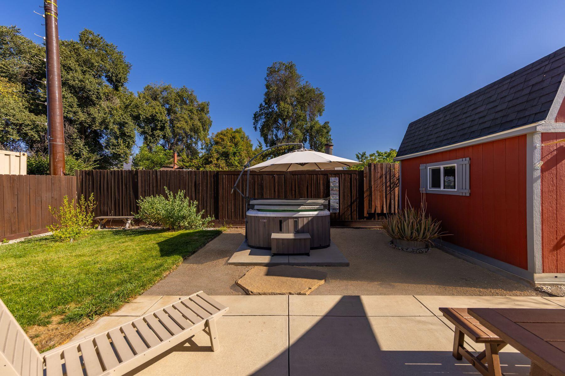 351 Sunset Avenue Oak View, CA 93022 - Photo 26 of 39 a view of a backyard with sitting area