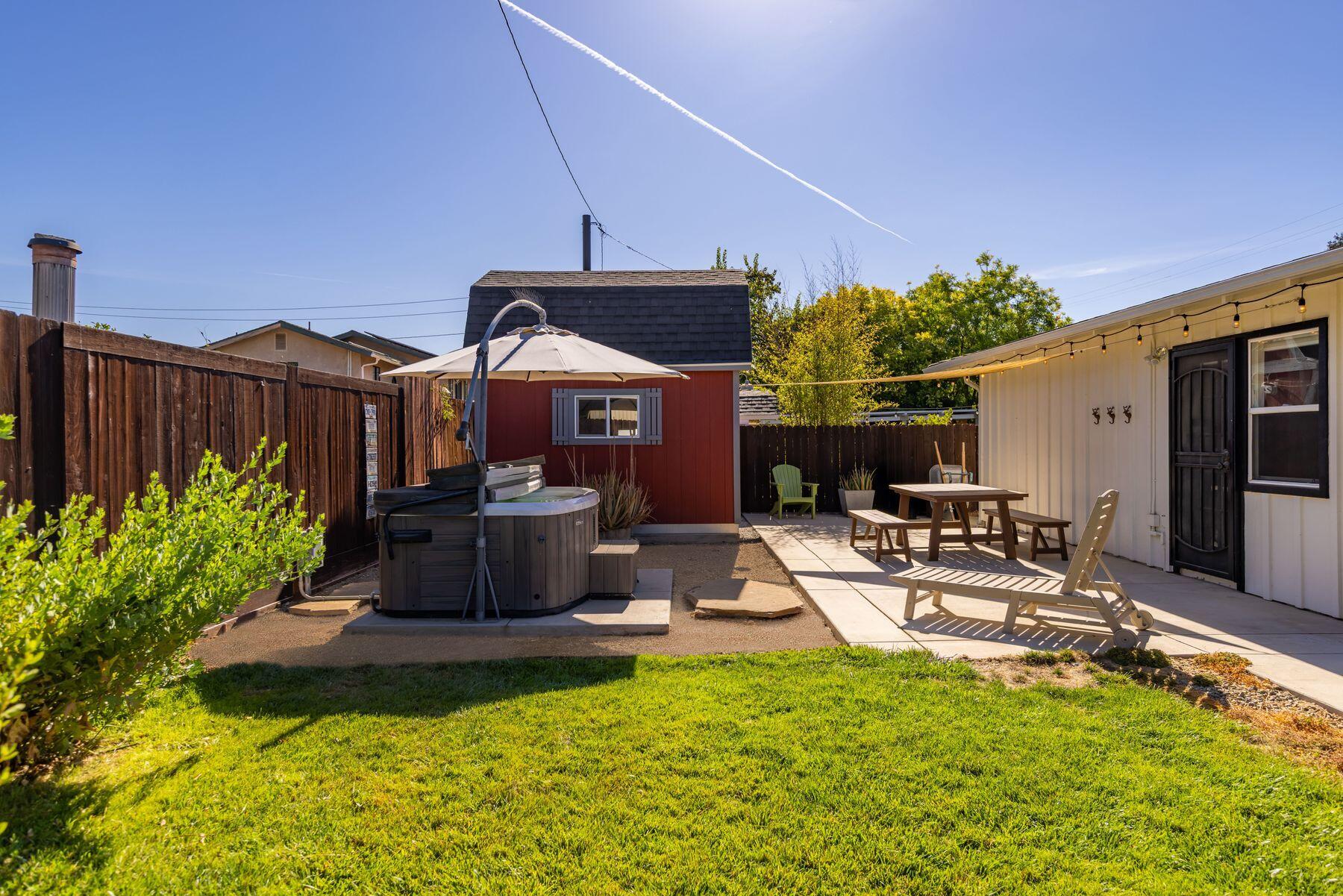 351 Sunset Avenue Oak View, CA 93022 - Photo 27 of 39 a view of a house with backyard and sitting area