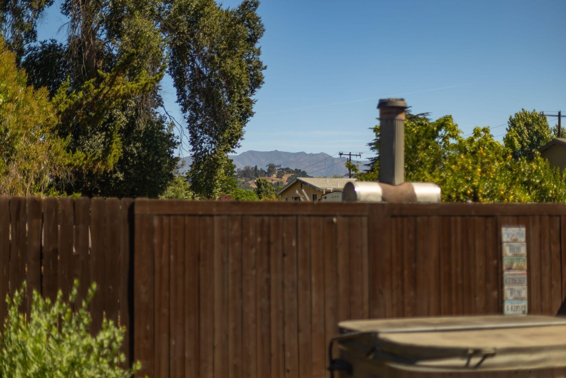 351 Sunset Avenue Oak View, CA 93022 - Photo 29 of 39 a view of a balcony with wooden fence