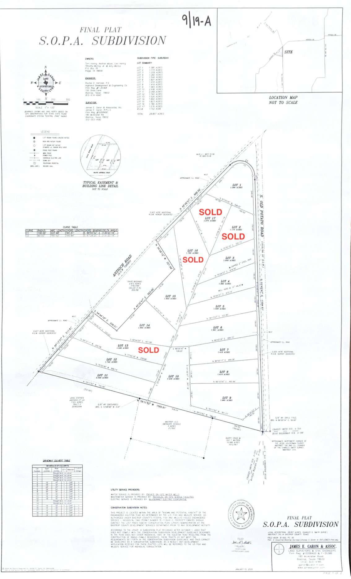 Lot 14 Antioch Road Paige, TX 78659 - Photo 17 of 17 Survey map / technical document