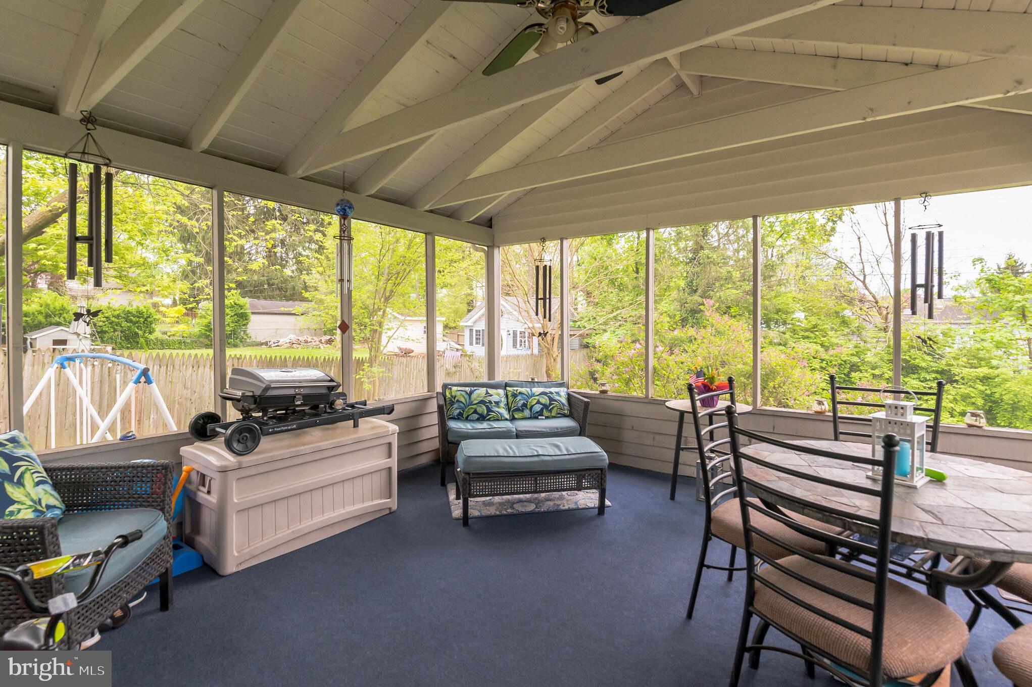 46 Laubert Road Conshohocken, PA 19428 - Photo 13 of 30 Screened in porch w/ ceiling fan
