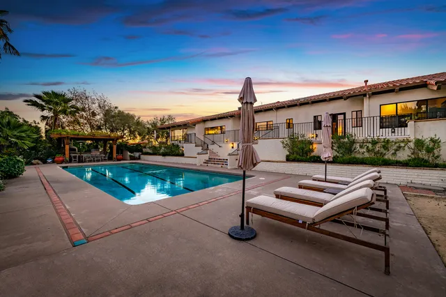 a view of a lake with a mountain