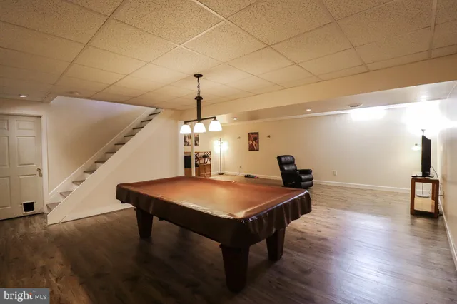 a view of a patio on the deck