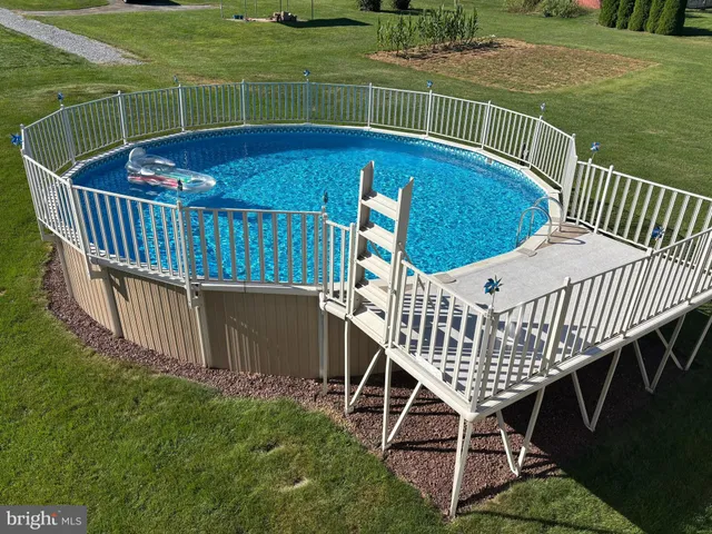 a view of a road with a yard