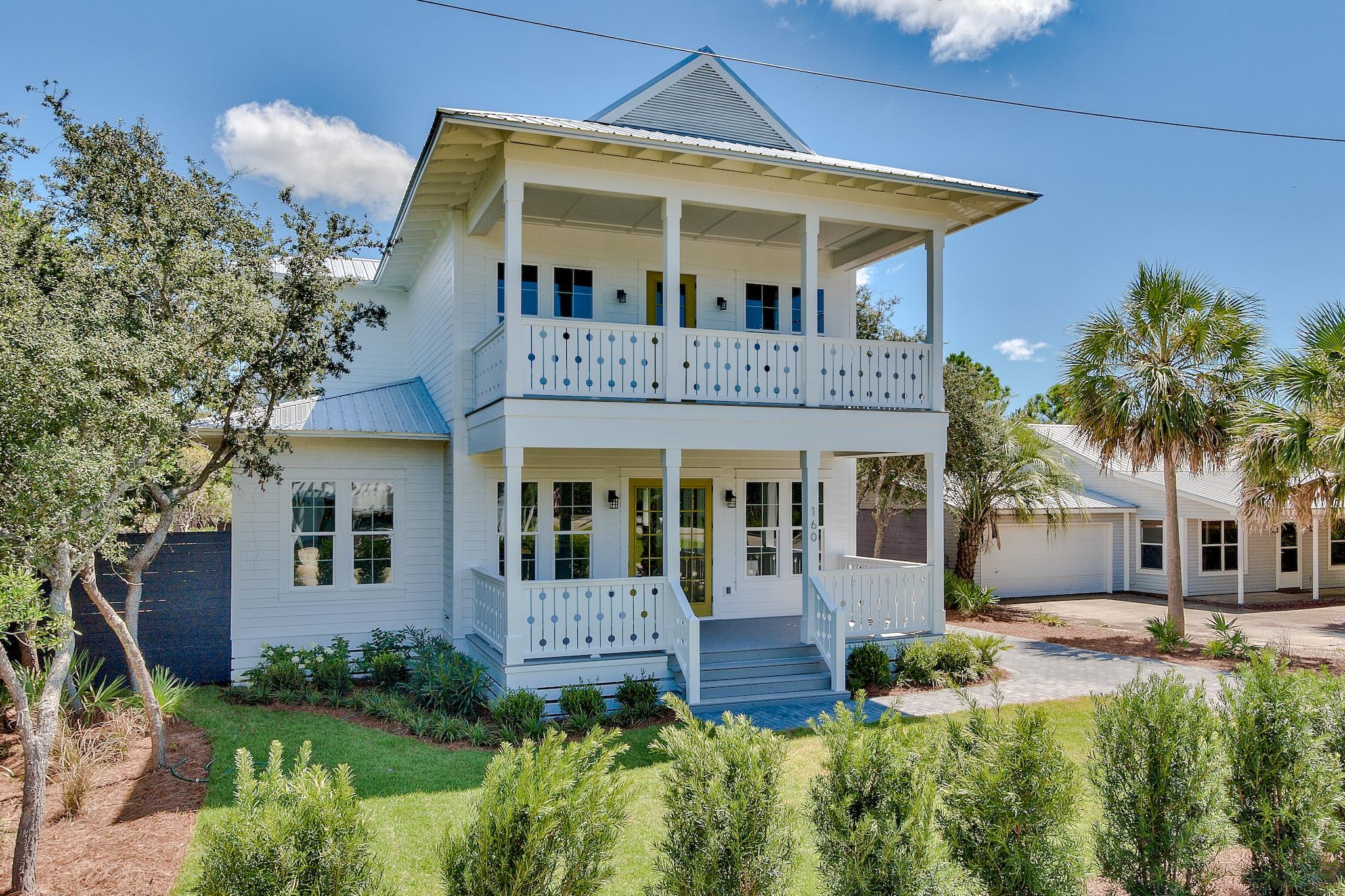 160 A St Inlet Beach Inlet Beach, FL 32461 - Photo 1 of 63 front view of a house with a yard