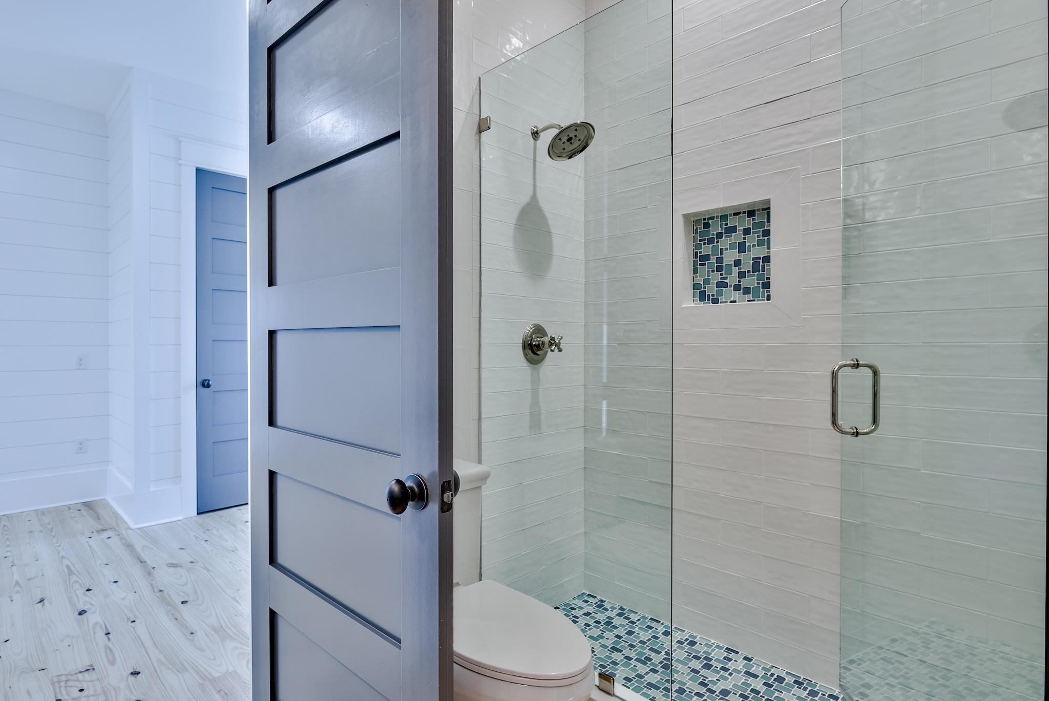 160 A St Inlet Beach Inlet Beach, FL 32461 - Photo 46 of 63 a bathroom with a shower and toilet