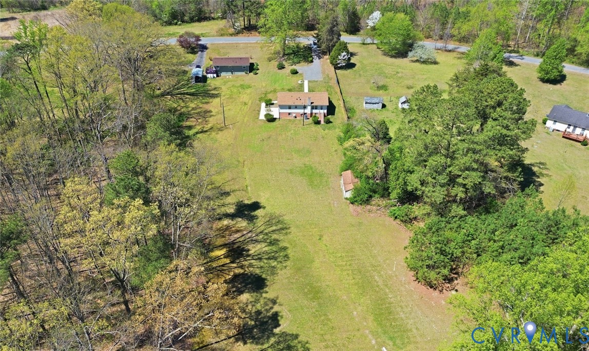 19353 Boulwares Road Ruther Glen, VA 22546 - Photo 50 of 62 Aerial view of sparsely populated area