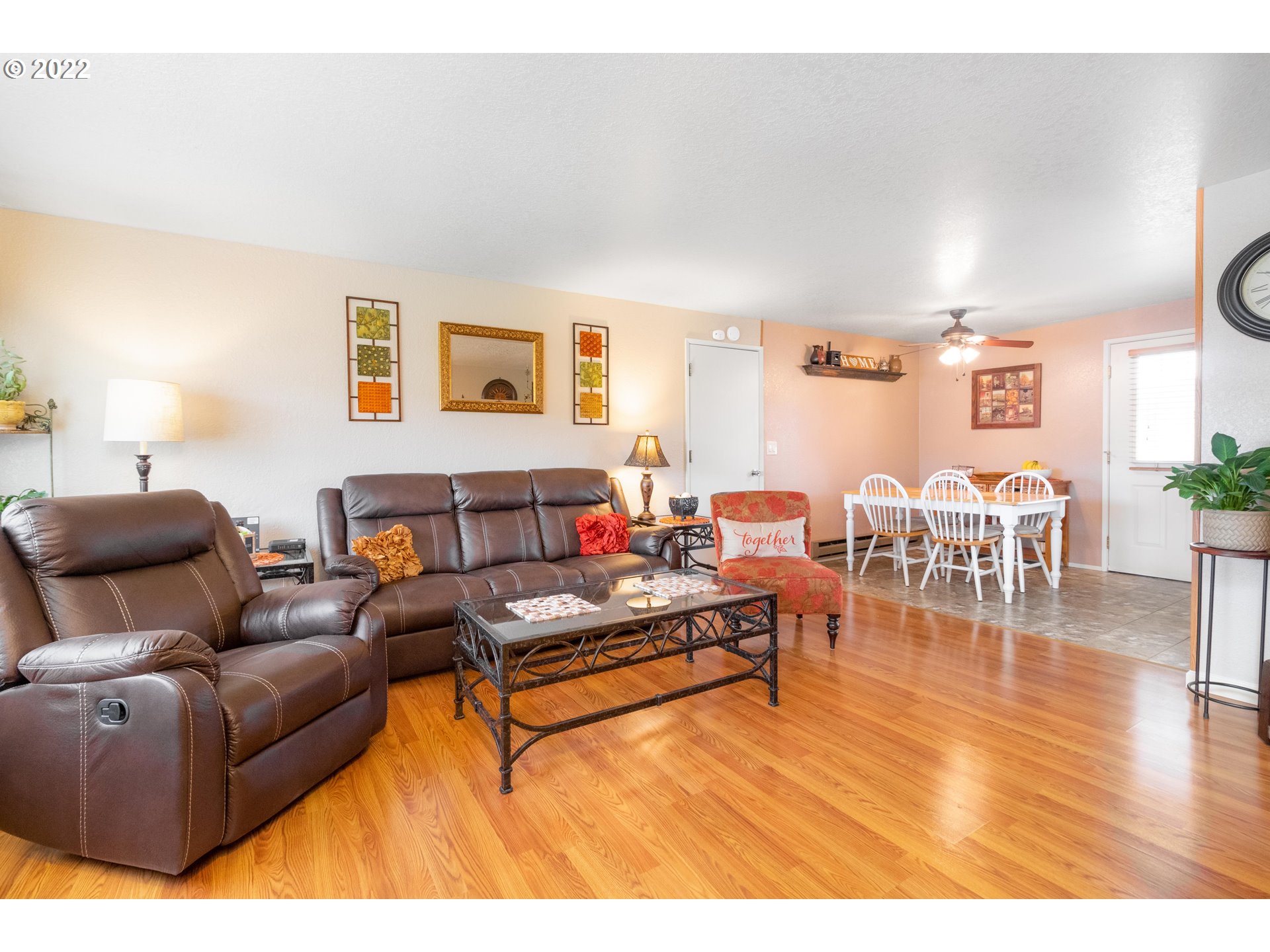 240 Columbia Loop Road Roseburg, OR 97471 - Photo 3 of 23 a living room with furniture and wooden floor