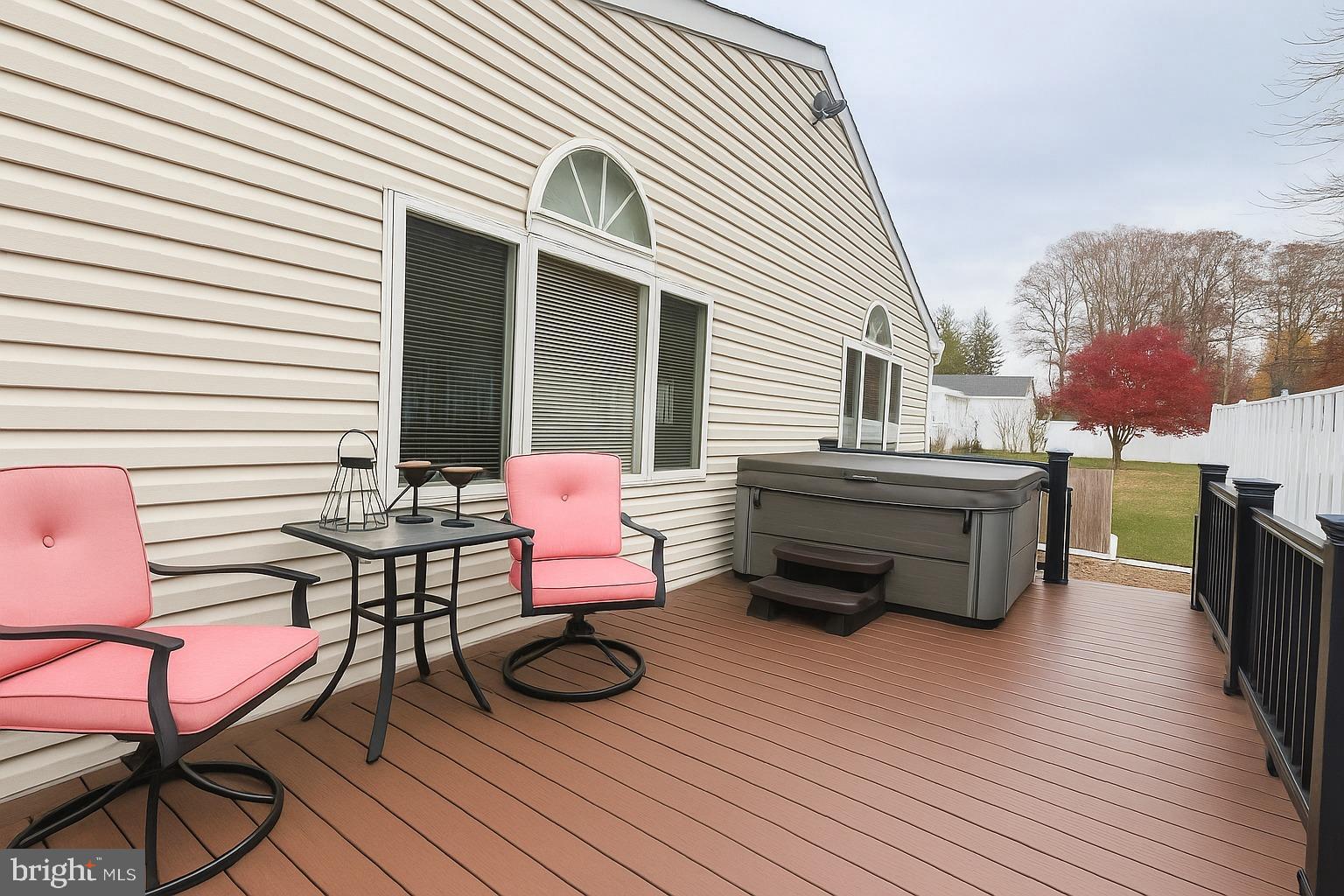 1204 Vilsmeier Road Lansdale, PA 19446 - Photo 25 of 26 Charming deck with hot tub and serene views.
