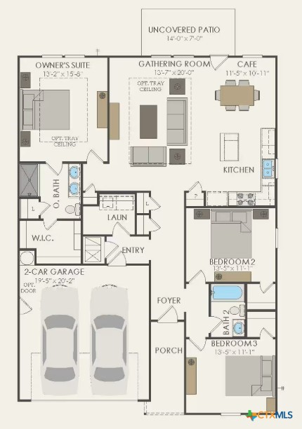 2805 McKinney Court Temple, TX 76501 - Photo 2 of 6 a picture of a bathroom with a sink and a mirror