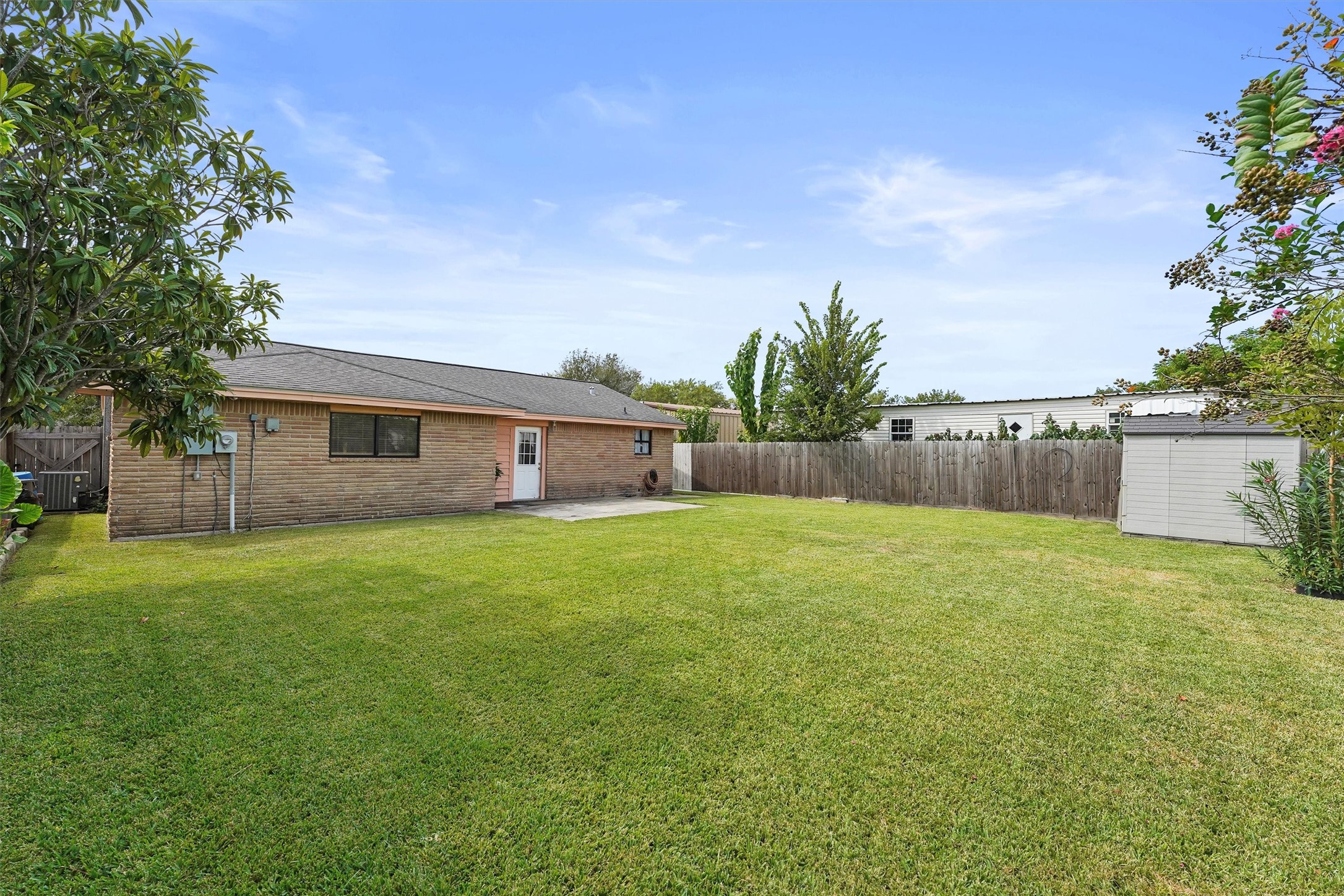730 Stonyridge Street Channelview, TX 77530 - Photo 24 of 26 a view of a backyard