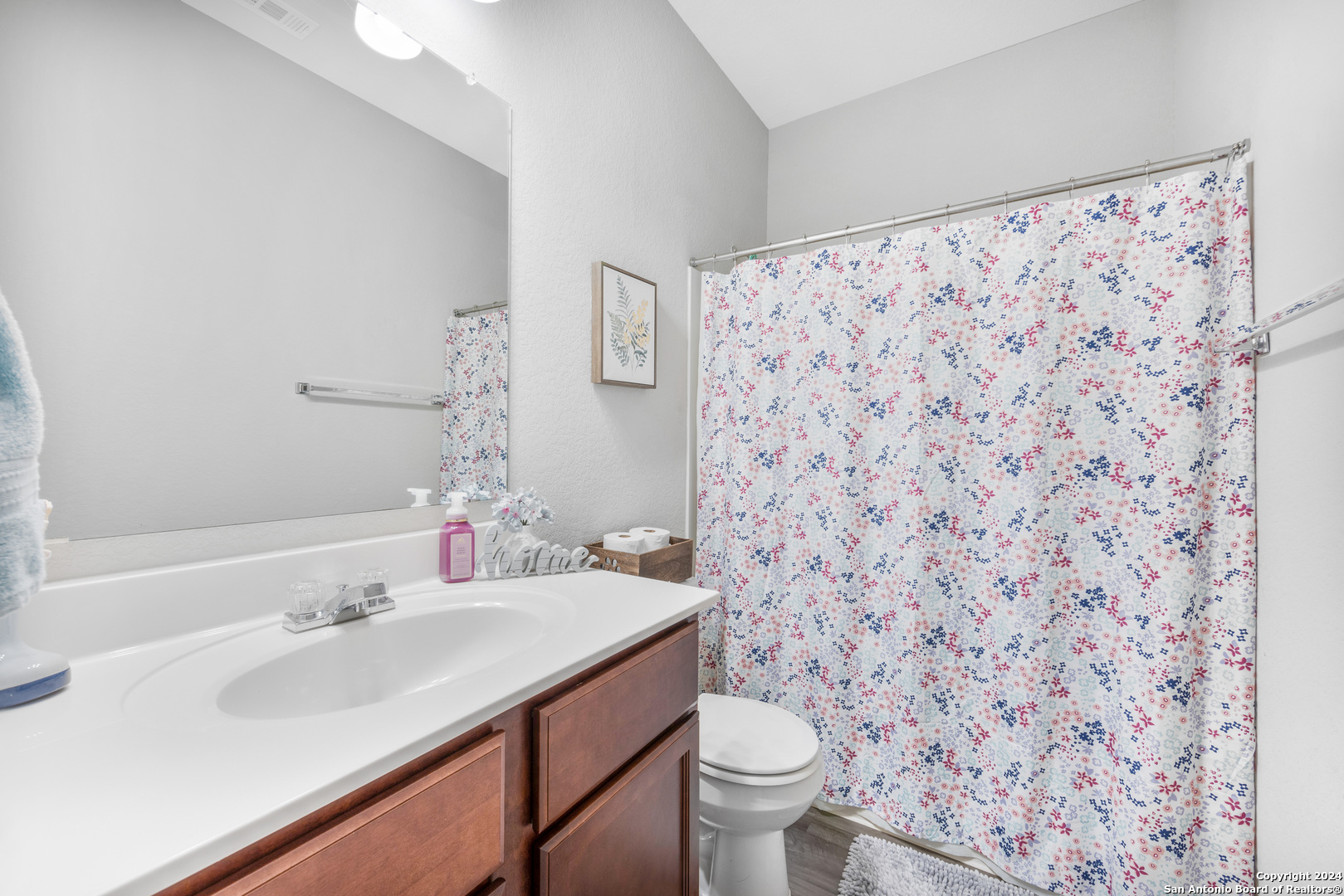 7104 Quarter Moon Converse, TX 78109 - Photo 24 of 28 a bathroom with a sink toilet and a mirror