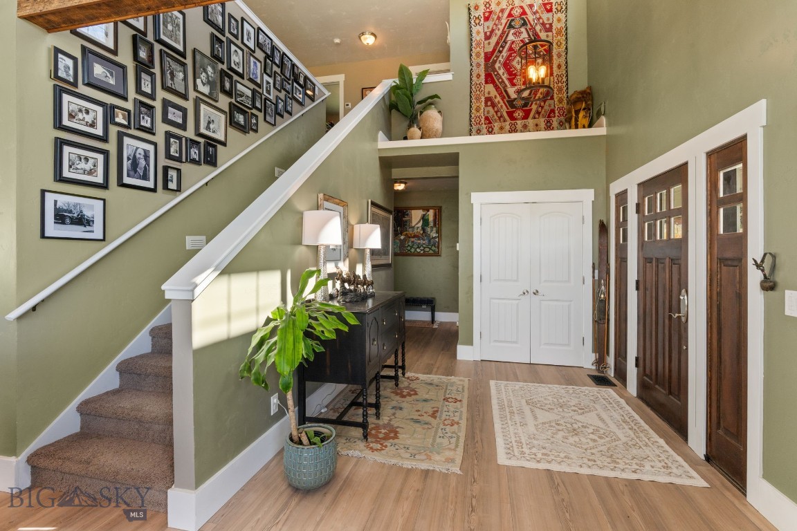68 Rolling Glen Ranch Loop Three Forks, MT 59752 - Photo 20 of 48 Lovely entryway and looking to up 2nd level