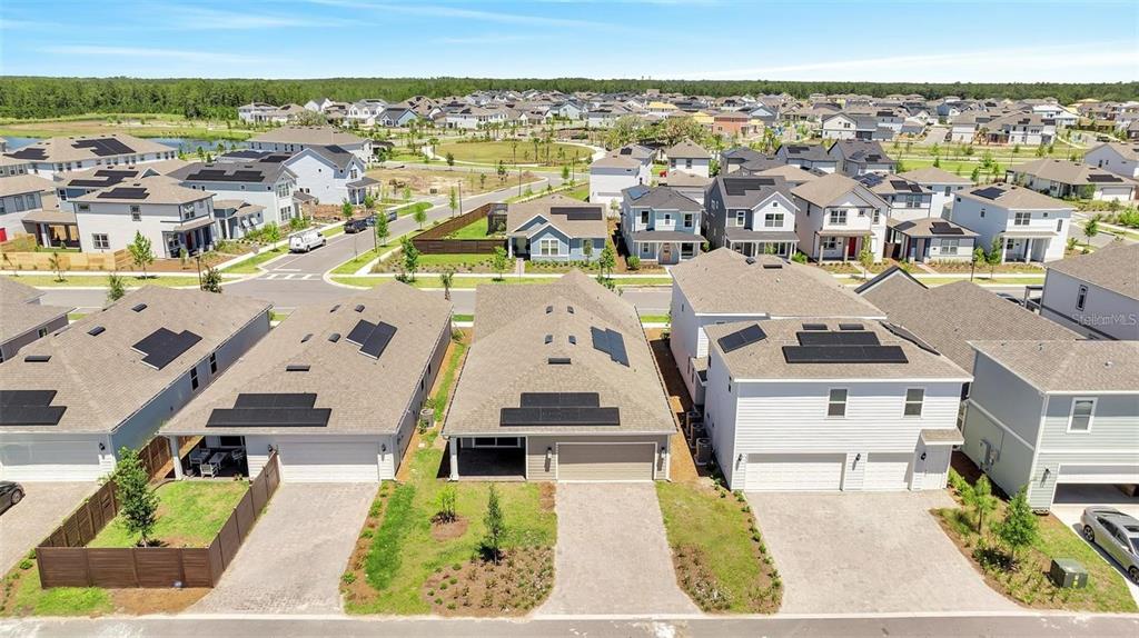 6494 Rover Way St. Cloud, FL 34771 - Photo 42 of 50 an aerial view of residential houses with outdoor space