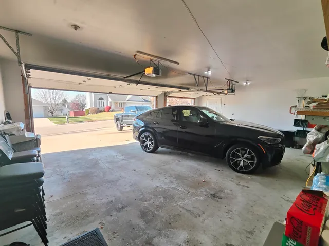 a view of car garage